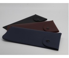 ΔΕΡΜΑΤΙΝΗ ΜΑΛΑΚΗ ΘΗΚΗ ME ΚΟΥΜΠΙ -ΣΕΤ 3 ΧΡΩΜΑΤΩΝ ΜΕ ΛΟΓΟΤΥΠΟ (30 τεμ)