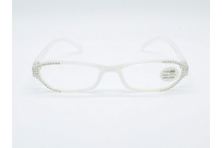 ΓΥΑΛΙΑ ΠΡΕΣΒΥΩΠΙΑΣ ΑΣΠΡΟ ΜΕ STRASS +1.00 ΓΥΑΛΙΑ ΠΡΕΣΒΥΩΠΙΑΣ ΑΣΠΡΟ ΜΕ STRASS +1.00