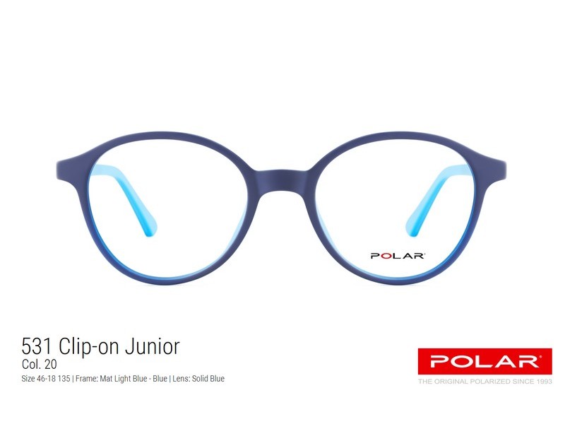 ΣΚΕΛΕΤΟΣ ΟΡΑΣΕΩΣ  POLAR ΜΟΝΤΕΛΟ 531 col. 20 CLIP ON JUNIOR