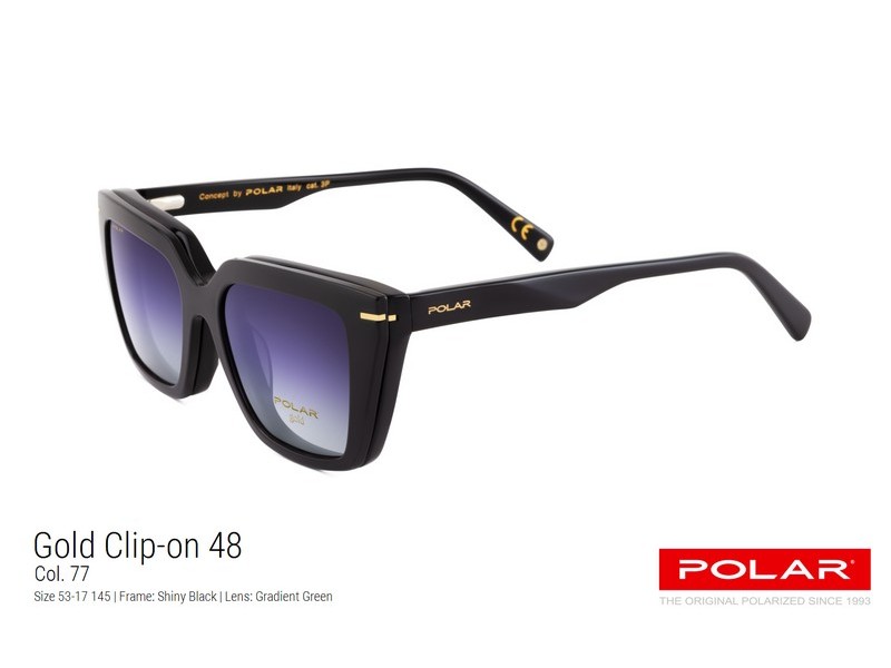 ΣΚΕΛΕΤΟΣ ΟΡΑΣΕΩΣ ΠΑΣΤΙΝΟΣ POLAR GOLD ΜΟΝΤΕΛΟ 48 col.77 CLIP ON
