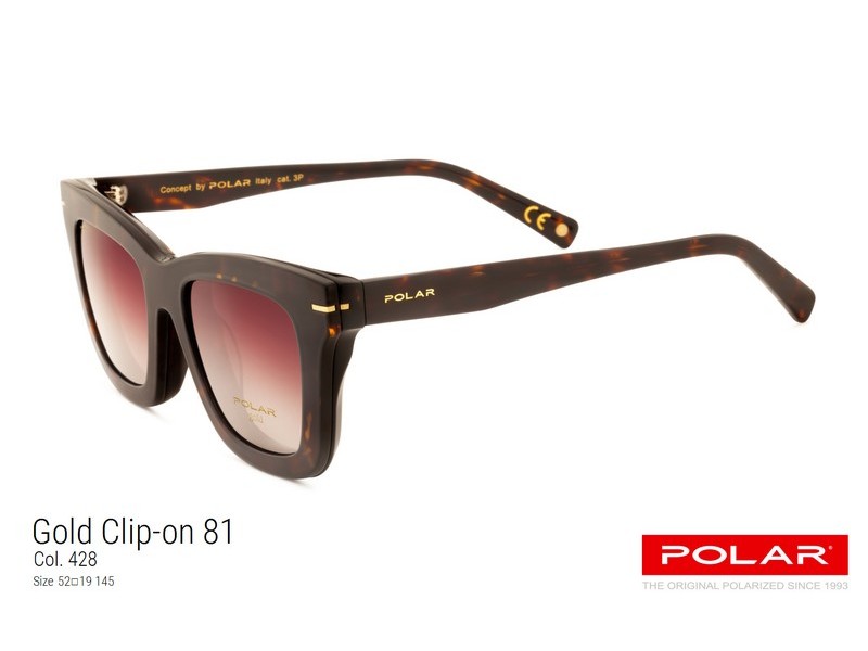 ΣΚΕΛΕΤΟΣ ΟΡΑΣΕΩΣ ΠΑΣΤΙΝΟΣ POLAR GOLD ΜΟΝΤΕΛΟ 81 col 428 CLIP-ON