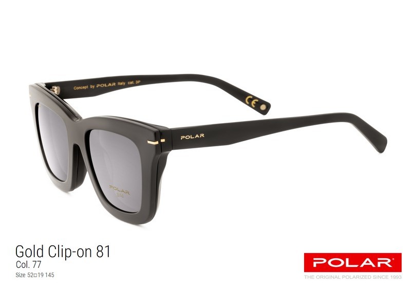 ΣΚΕΛΕΤΟΣ ΟΡΑΣΕΩΣ ΠΑΣΤΙΝΟΣ POLAR GOLD ΜΟΝΤΕΛΟ 81 col 77 CLIP-ON