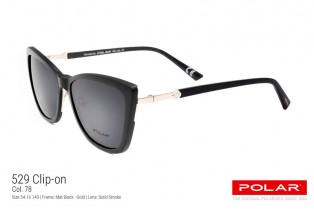 ΣΚΕΛΕΤΟΣ ΟΡΑΣΕΩΣ ΑΤΣΑΛΙΝΟΣ POLAR ΜΟΝΤΕΛΟ 529 col. 78 CLIP ON