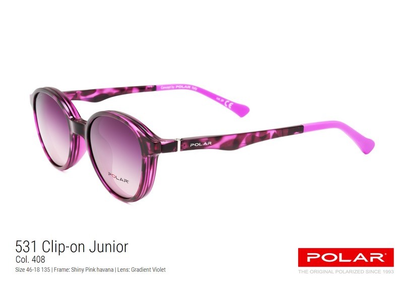 ΣΚΕΛΕΤΟΣ ΟΡΑΣΕΩΣ  POLAR ΜΟΝΤΕΛΟ 531 col. 408 CLIP ON JUNIOR