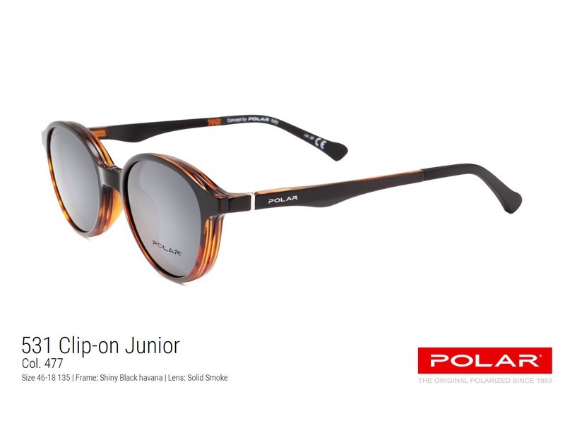 ΣΚΕΛΕΤΟΣ ΟΡΑΣΕΩΣ  POLAR ΜΟΝΤΕΛΟ 531 col. 477 CLIP ON JUNIOR