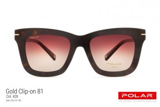 ΣΚΕΛΕΤΟΣ ΟΡΑΣΕΩΣ ΠΑΣΤΙΝΟΣ POLAR GOLD ΜΟΝΤΕΛΟ 81 col 428 CLIP-ON