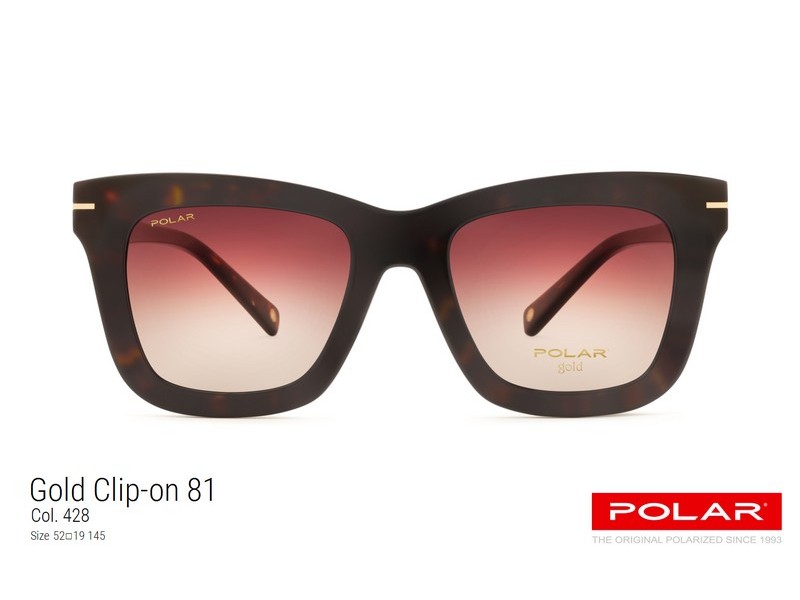 ΣΚΕΛΕΤΟΣ ΟΡΑΣΕΩΣ ΠΑΣΤΙΝΟΣ POLAR GOLD ΜΟΝΤΕΛΟ 81 col 428 CLIP-ON