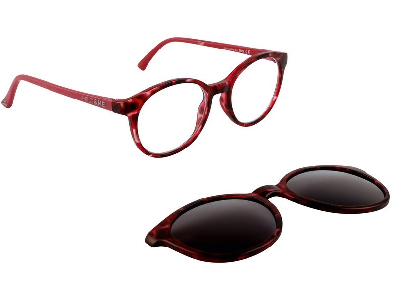 ΣΚΕΛΕΤΟΣ ΟΡΑΣΕΩΣ MILO & ME CLIP-ON JUNO ΜΕΓΕΘΟΣ 43/ΜΠΟΡΝΤΩ (col. D301)