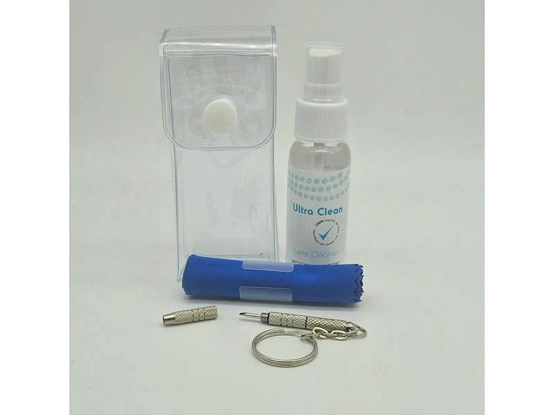 ΚΙΤ SPRAY ΚΑΘΑΡΙΣΜΟΥ ΦΑΚΩΝ 30ml + ΠΑΝΙ + ΚΑΤΣΑΒΙΔΙ - ΣΤΑΝΤ 12 τεμ