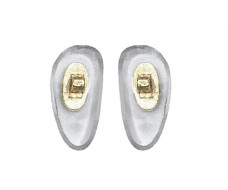 ΕΠΙΡΡΙΝΙΑ PVC ΒΙΔΩΤΑ/ΧΡΥΣΟ 17mm (10 ζεύγη)