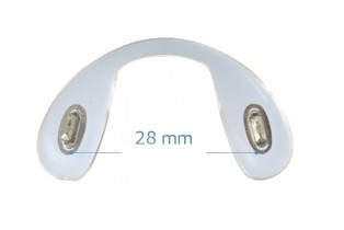 ΜΥΤΗ-ΓΕΦΥΡΑ PVC ΠΡΕΣΑΡΙΣΤΗ/ΑΣΗΜΙ/ΜΙΚΡΗ/28mm (3τεμ)