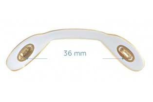 ΜΥΤΗ-ΓΕΦΥΡΑ PVC ΠΡΕΣΑΡΙΣΤΗ/ΧΡΥΣΟ/ΜΕΓΑΛΗ/36mm (3τεμ)