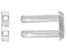 ΠΛΑΣΤΙΚΑ ΚΟΥΜΠΩΜΑΤΑ Δ=1.4mm/ΜΑΛΑΚΟ ΔΙΑΤΡΗΤΟ (50τεμ)