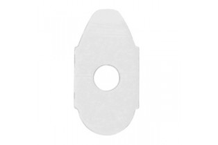 ΑΥΤΟΚΟΛΛΗΤΑ ΤΡΟΧΟΥ ΟΒΑΛ Δ=31*17mm (1000τεμ)