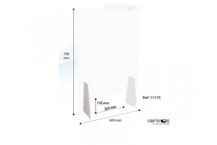 ΠΡΟΣΤΑΤΕΥΤΙΚΟ PLEXIGLASS ΔΙΑΦΑΝΟ 740mm(Υ) x 600mm(Π) ΠΡΟΣΤΑΤΕΥΤΙΚΟ PLEXIGLASS ΔΙΑΦΑΝΟ 740mm(Υ) x 600mm(Π)