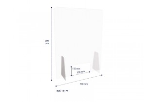 ΠΡΟΣΤΑΤΕΥΤΙΚΟ PLEXIGLASS ΔΙΑΦΑΝΟ 900mm(Υ) x 700mm(Π) ΠΡΟΣΤΑΤΕΥΤΙΚΟ PLEXIGLASS ΔΙΑΦΑΝΟ 900mm(Υ) x 700mm(Π)