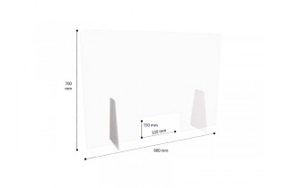 ΠΡΟΣΤΑΤΕΥΤΙΚΟ PLEXIGLASS ΔΙΑΦΑΝΟ 700mm(Υ) x 980mm(Π) ΠΡΟΣΤΑΤΕΥΤΙΚΟ PLEXIGLASS ΔΙΑΦΑΝΟ 700mm(Υ) x 980mm(Π)