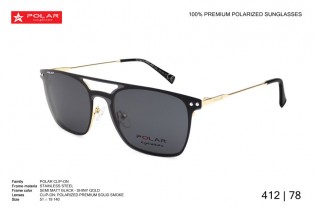 ΣΚΕΛΕΤΟΣ ΟΡΑΣΕΩΣ ΑΤΣΑΛΙΝΟΣ POLAR ΜΟΝΤΕΛΟ 412 col. 78 CLIP ON