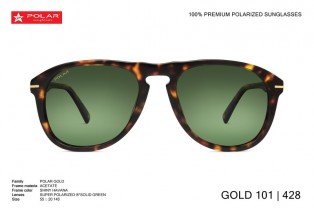ΓΥΑΛΙΑ ΗΛΙΟΥ POLAR ΜΟΝΤΕΛΟ GOLD 101 col. 428
