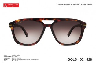 ΓΥΑΛΙΑ ΗΛΙΟΥ POLAR ΜΟΝΤΕΛΟ GOLD 102 col. 428 ΓΥΑΛΙΑ ΗΛΙΟΥ POLAR ΜΟΝΤΕΛΟ GOLD 102 col. 428