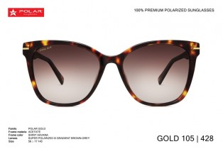 ΓΥΑΛΙΑ ΗΛΙΟΥ POLAR ΜΟΝΤΕΛΟ GOLD 105 col. 428