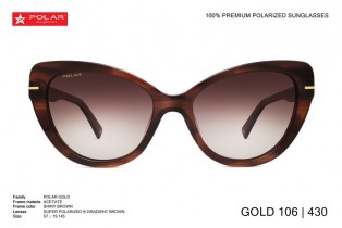 ΓΥΑΛΙΑ ΗΛΙΟΥ POLAR ΜΟΝΤΕΛΟ GOLD 106 col. 430
